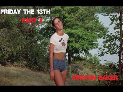 kirsten baker sexy|Top 10 Friday The 13th Hotties!